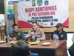 Apel dan Ngopi Kamtibmas Polsek Pademangan: Perkenalan Kapolsek Kompol Imanuel Sinaga dengan Warga RW 04 Ancol