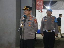 Kapolres Metro Jakarta Utara Pimpin Apel KRYD, Usai Pengamanan Konser Maroon 5 di JIS