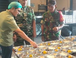 Dapur Khusus Bersih Pasiter Kodim 0505/JT Mengecek Distribusi MBG
