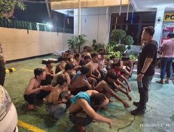 Polsek Pademangan Amankan 44 Remaja dalam Operasi Premanisme dan Penyakit Masyarakat