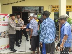 Jumat Berkah Polsek Kawasan Sunda Kelapa, Berbagi Makanan Untuk Sesama