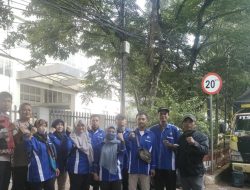 Polsek Pademangan Kawal Keberangkatan Buruh ke Konsolidasi Akbar KSPSI