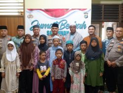 Polsek Pademangan Gelar Pengajian dan Santunan Anak Yatim untuk Keberkahan dan Keselamatan Tugas