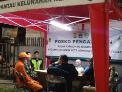 Babinsa Koramil 03/Senen Bersama Tiga Pilar Laksanakan Jaga Posko Pengamanan Bulan Ramadhan