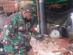 Harga Sembako Stabil, Hasil Pengecekan Harga Sembako Babinsa Sertu Aprianto