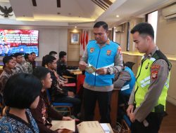 Wakapolres Metro Jakarta Utara Tinjau Langsung Proses Penerimaan Terpadu Anggota Polri T.A. 2025