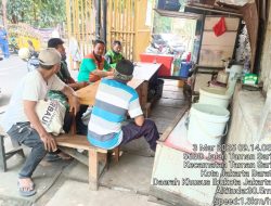 Taat Berlalu Lintas, Itu Himbauan Serka Rusnanto Dalam Komsosnya Dengan Komunitas Ojol