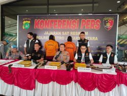 Polres Metro Jakarta Utara Bongkar Markas Geng Tawuran, Amankan 68 Senjata Tajam dan Narkoba