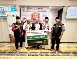 Jamaah Masjid Al Akbar Eramas 2000 Jakarta, Salurkan Donasi Rp 165 Juta untuk Palestina Melalui Program Safari Ramadhan