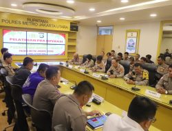 Kapolres Metro Jakarta Utara Pimpin Latihan Praoperasi Ketupat Jaya 2025