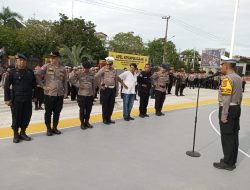 Bantu PAM Wilayah Polresta Balikpapan, Satgas Ops Ketupat Mahakam Polda Kaltim Terjunkan 100 Personel