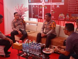 Kapolres Metro Jakarta Utara Tinjau Pospam Idul Fitri 2025 di Bundaran MKG