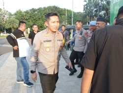 Kapolres Metro Jakarta Utara Kunjungan dan Pengecekan Posyan Ancol dalam Rangka Operasi Ketupat Jaya 2025