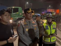 Polres Pelabuhan Tg Priok-Ditlantas Polda Metro Berjibaku Atasi Macet Akibat Lonjakan Truk Peti Kemas