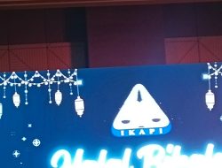 mengadakan kegiatan halal bihalal, yang di adakan oleh ikatan kurator pengurus indonesia(ikapi)