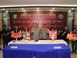 Polres Pelabuhan Tanjung Priok Ungkap 10 Kasus Narkoba, Sita Barang Bukti Bernilai Rp. 2,3 Miliar
