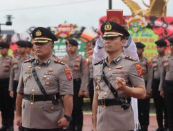 Pimpin Upacara Sertijab, Kapolda Kaltim Resmi Lantik AKBP Dody Surya Putra sebagai Kapolres Kukar
