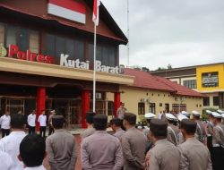 Kapolres Kubar Pimpin Apel Jam Pimpinan, Ajak Anggota Memberikan Pelayanan Terbaik bagi Masyarakat