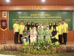 Rapat Paripurna Sertijab Ketua Persit KCK Cabang XIX Kodim 0505/Jakarta Timur