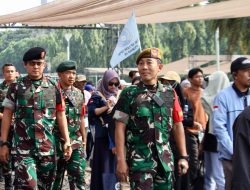 Komandan Resimen Arhanud 1/ Falatehan Kolonel Arh Tamaji, S.Sos.,M.I.Pol Ikut Serta Sebagai Dansatgas Peringatan Hari Buruh