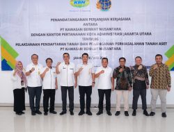 PT Kawasan Berikat Nusantara (KBN) mengambil langkah strategis dalam memperkuat tata kelola Asetnya Melalui Penandatanganan Nota Kesepahaman (MoU) dengan Kantor Pertanahan Kota Administrasi Jakarta Utara