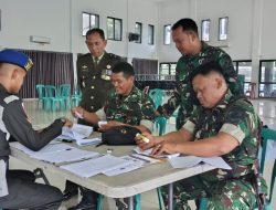Pomdam Jaya Gelar Sosialisasi Pengarahan Lalu Lintas Dan Fasilitasi Pembuatan SIM TNI Di Kodim 0509 Kabupaten Bekasi