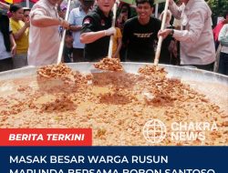 Masak Besar Warga Rusun Marunda Bersama Bobon Santoso dalam Program Qurban dari Rumah Zakat