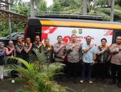 Polres Pelabuhan Tanjung Priok Gelar Baksos dan Bakti Kesehatan dalam Rangka HUT Bhayangkara ke 79 dalam Acara Sosialisasi Safety Truck Driving kepada Sopir