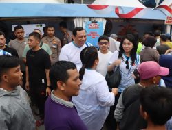 Kapolres Pelabuhan Tg Priok Pimpin Bakti Kesehatan Car Free Day Jakarta Jelang Hari Bhayangkara ke 79