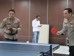 Sinergi dan Semangat Bhayangkara: Polres Pelabuhan Tanjung Priok Gelar Lomba Tenis Meja HUT ke-79