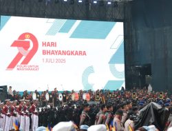 5.888 Personel Gabungan Amankan HUT Bhayangkara ke-79 Di Monas, Presiden Prabowo Dijadwalkan Hadir