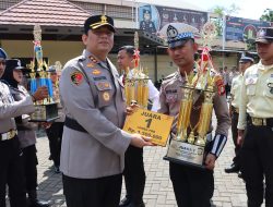 Kapolres Priok Pimpin Upacara Pemberian Hadiah Lomba HUT Bhayangkara ke-79