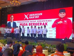 Muda Bergerak Menerima SK Di Acara Rapat Pimpinan Nasional (Rapimnas) Ke-1 Tahun 2025
