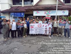 Tiga Pilar Kelurahan Bungur Gelar Sosialisasi Bahaya Narkoba di RW 02, Kecamatan Senen