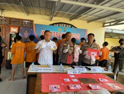 Konferensi Pers Polres Bangka Barat 16 Kasus Narkoba Diungkap, 18 Tersangka Diamankan