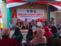 Ngopi Kamtibmas, Kapolres Metro Bekasi Kota Turun Langsung Temui Warga Slum Area Kayuringin Jaya