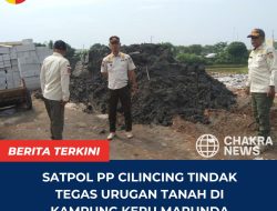 Satpol PP Cilincing Tindak Tegas Urugan Tanah Di Kampung Kepu Marunda