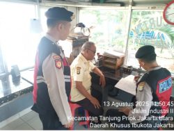 Satsamapta Polres Pelabuhan Tanjung Priok Gelar Patroli Dialogis, Wujudkan Situasi Aman dan Kondusif