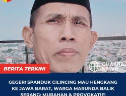 Geger! Spanduk Cilincing Mau Hengkang ke Jawa Barat, Warga Marunda Balik Serang: Murahan & Provokatif!