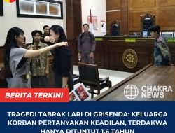 Tragedi Tabrak Lari di Grisenda: Keluarga Korban Pertanyakan Keadilan, Terdakwa Hanya Dituntut 1,6 Tahun