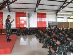 Usai Upacara Bendera, Dandim 1710/Mimika Gelar Jamdan Sampaikan Arahan Kasad Kepada Segenap Prajurit dan PNS Kodim
