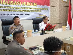 Polres Pelabuhan Tanjung Priok Gelar Sosialisasi Hukum Perlindungan Anak yang Berhadapan dengan Hukum