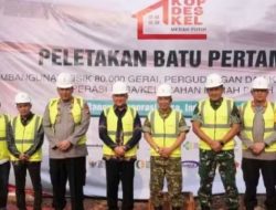 ” Forkopimko Jakut Laksanakan Peletakan Batu Pertama Pembangunan Koperasi Kelurahan Merah Putih di Papanggo “