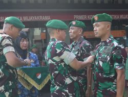 Danrem 052/Wkr Pimpin Pelantikan 41 Prajurit dan PNS Naik Pangkat