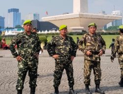 Pemuda Panca Marga (PPM) Jakarta Utara  Tunjukkan Solidaritas di Monumen Nasional dalam rangka merayakan HUT TNI ke-80
