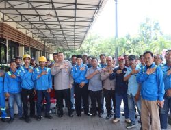 “Kapolres Tanjung Priok, Dengar Curhatan Buruh TKBM lewat Ngopi Kamtibmas”