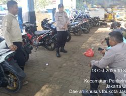 ” Polsubsektor Muara Angke Gencarkan Patroli Jaga Jakarta dan Himbauan Kamtibmas di Jl. Pendaratan Udang Muara Angke “