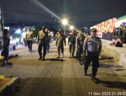 “Polsek Kalibaru Bersama Satpol PP Tertibkan Pedagang & Sound Musik Ganggu Warga”