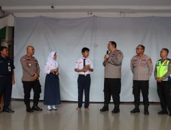 “Kapolres Tg Priok Beri Arahan Anti Kenakalan Remaja dan anti Anarkisme di SMPN 261 Muara Angke”