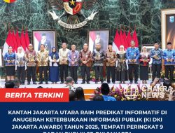 Kantah Jakarta Utara Raih Predikat Informatif di Anugerah Keterbukaan Informasi Publik (KI DKI Jakarta Award) Tahun 2025, Tempati Peringkat 9 Badan Publik se-DKI Jakarta